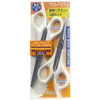 Mapepe Nautural Hair Style Easy Hair Cut Scissors Set