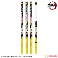 Sun-Star Demon Slayer Hexagon Black Lead 2B Pencils 4pcs