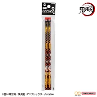 Sun-Star Demon Slayer Hexagon Red Lead 2B Pencils 2pcs