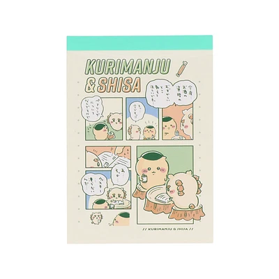 Sun-Star Chiikawa Mini Notepad - Kurimanju & Shisa