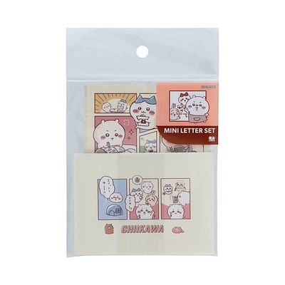 Sun-Star Chiikawa Mini Letter Writing Set - Comic A