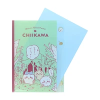 Sun-Star Chiikawa Die-Cut 5 Pocket File Folder - Comic B