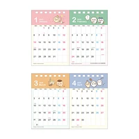 Sun-Star Chiikawa Shows 2 Months at Once Desk 2025 Calendar