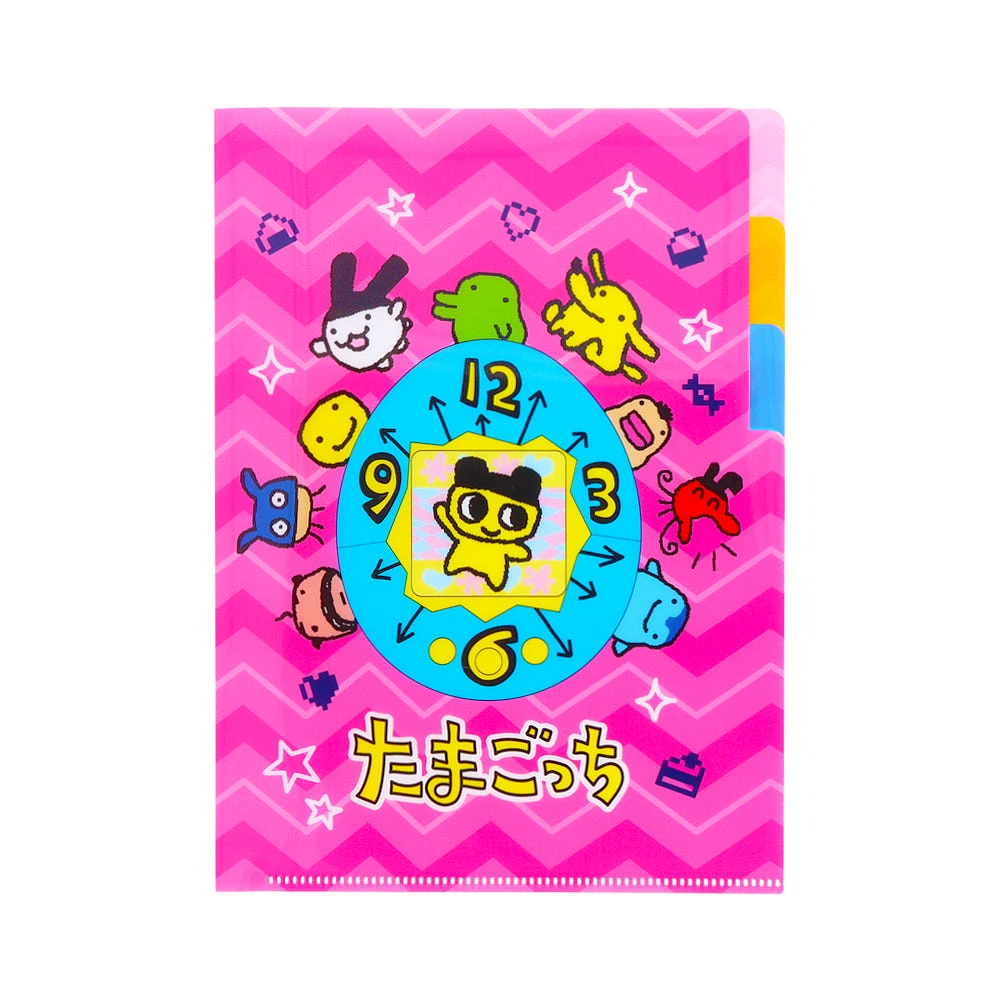 Sun-Star Tamagotchi A5 3 Pocket File Folder - A