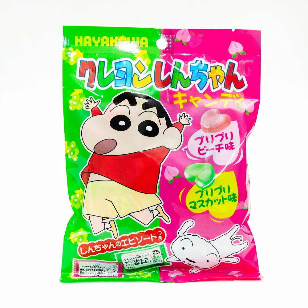 Hayakawa Seika Crayon Shin Chan Candy Peach & Muscat