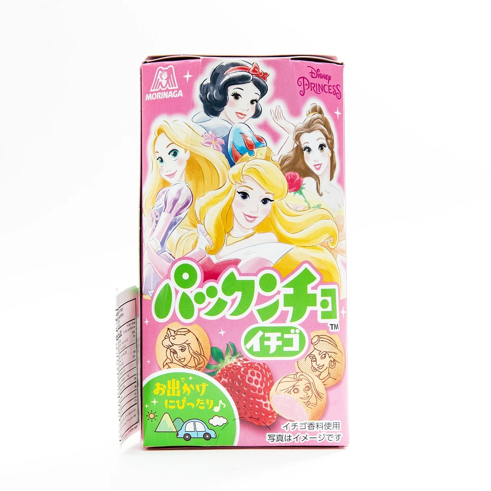 Morinaga Disney Princess Pakkuncho Strawberry Biscuit