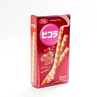 YBC Piccola Strawberry Cookie Stick 10pcs