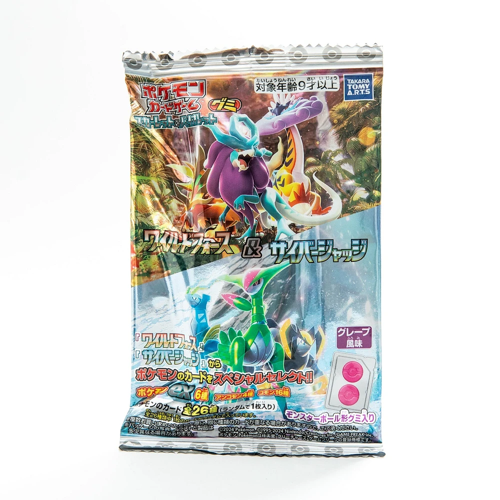 Takara Tomy A.R.T.S Pokemon Card Wild Force/Cyber Judge with Gummy