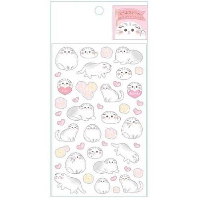 Clothes-Pin 1 Sheet Cat Stickers