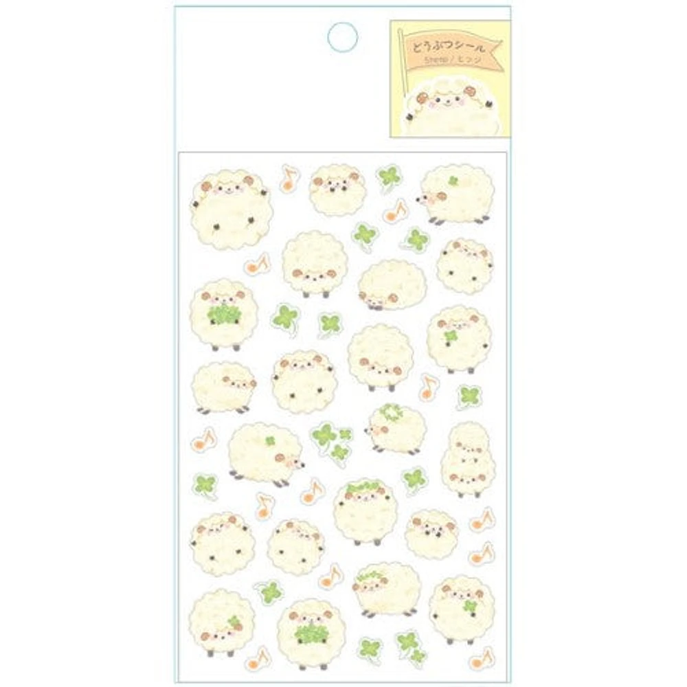 Clothes-Pin Sheep Stickers