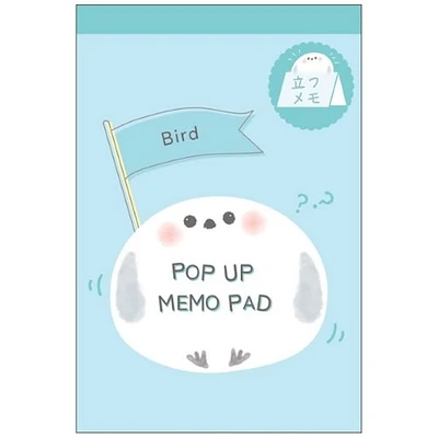 Clothes-Pin Long-Tailed Tit Pop-Up Memo Pad