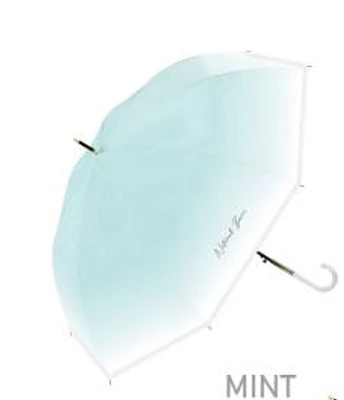 Nakatani Cream White Vinyl Umbrella