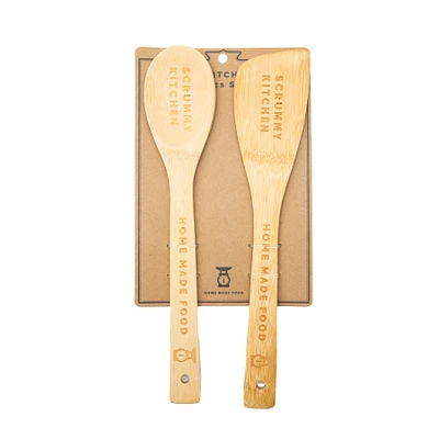 Home Made Food Scrummy Kitchen Bamboo Utensil Set