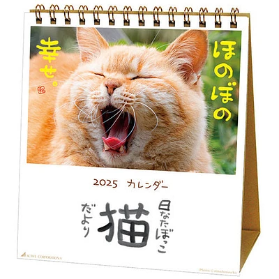 Cat 2025 Desk Calendar