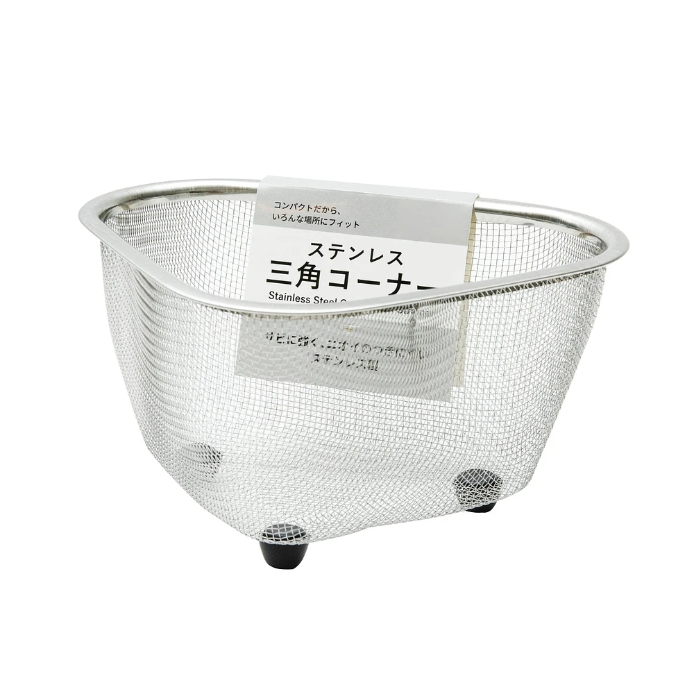 Echo Stainless Steel Corner Sink Strainer - Case of 10