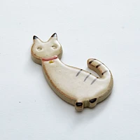 Tabby Cat Chopstick Rest - Beige