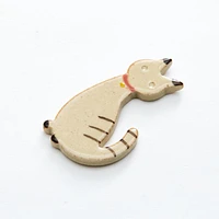 Tabby Cat Chopstick Rest - Beige