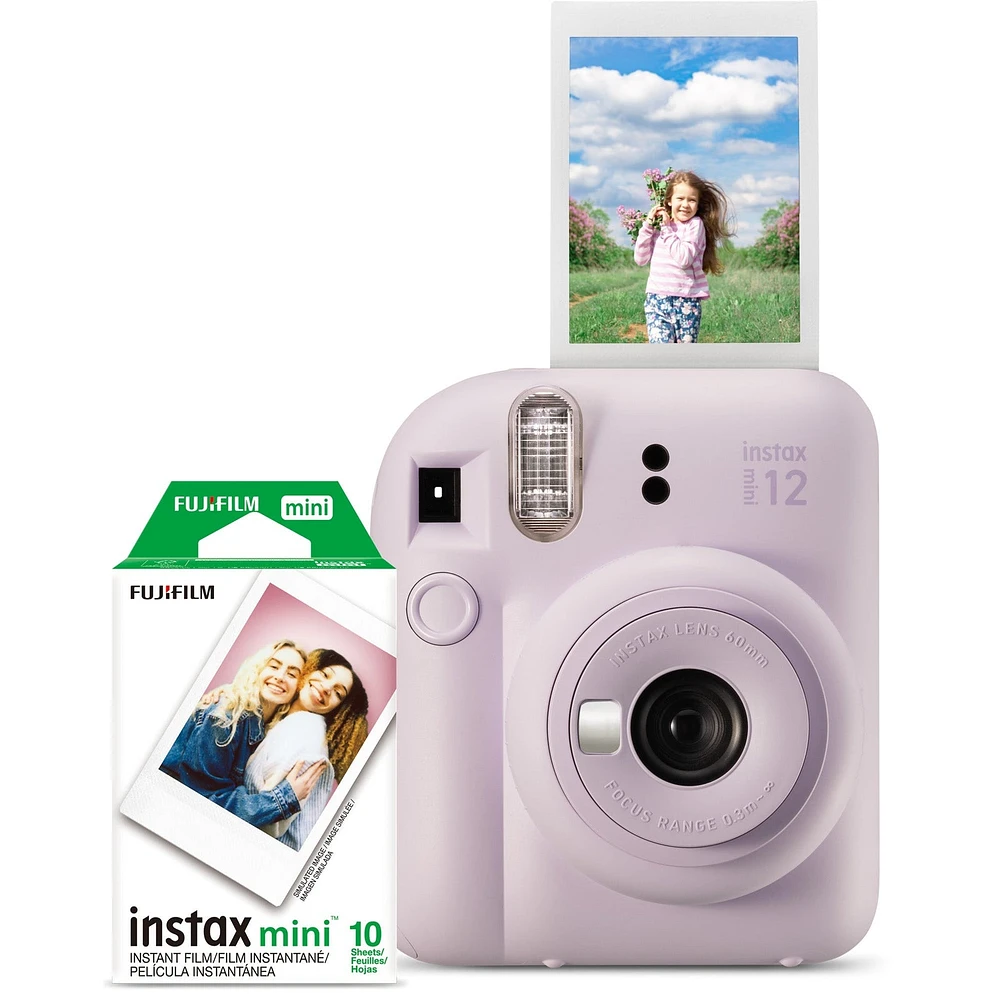 Fujifilm Instax Mini12  Instant Camera with Film (10 Sheets)