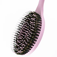 Tina Beauty May & June Circle Candy Vent Hair Brush - Boar Hair Care Pink