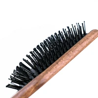 Tina Beauty Classic Wooden Paddle Hair Brush - Massage Pin Tip