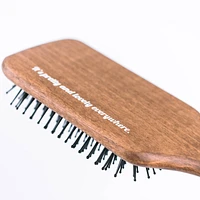 Tina Beauty Classic Wooden Paddle Hair Brush - Massage Pin Tip