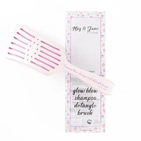 Tina Beauty May & June Glow Blow Shampoo Detangle Hair Brush