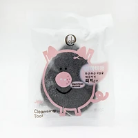 Dr.Lola Face Cleansing Pig Konjac Waterdrop Shape Charcoal