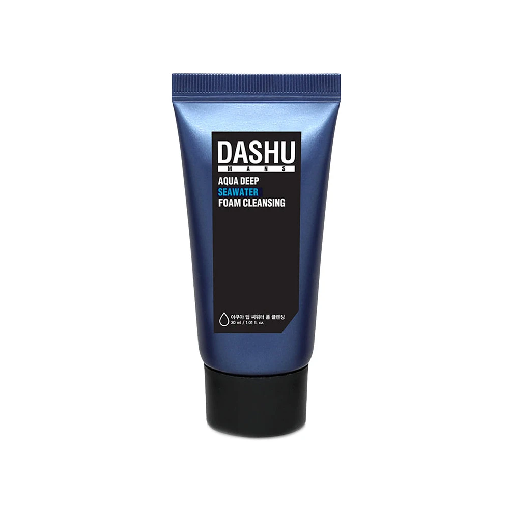 Dashu Mens Aqua Deep Seawater Foam Cleansing 