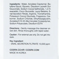 Cosrx Advanced Snail Mucin Power Gel Cleanser 150ml