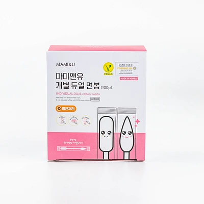 Mami&U Individual Dual Cotton Swabs 100P