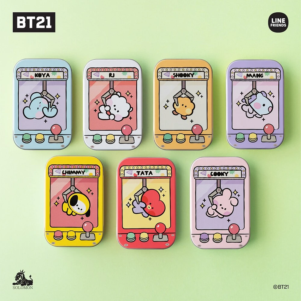 BT21 Minini Tin Case Sticker Set - TATA