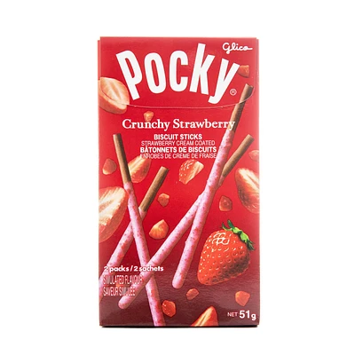 Glico Pocky Crunchy Strawberry