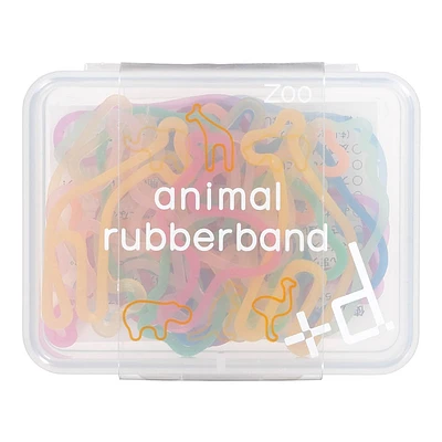 H Concept Koncent +d Rubber Band Animal Rubber Band 24 Piece ZOO