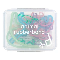 H Concept Koncent +d Rubber Band Animal Rubber Band 7 Style DINO (24pcs)