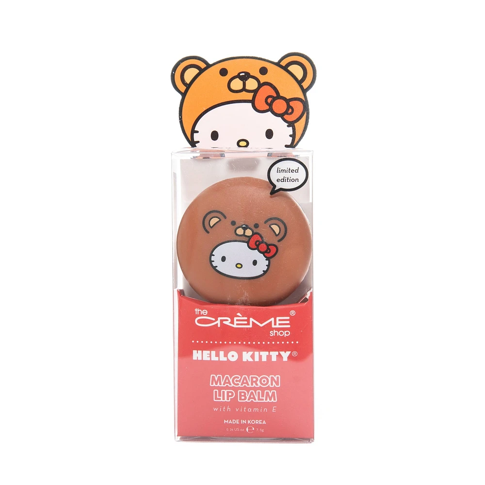 The Creme Shop x Sanrio Macaron Lip Balm - Hello Kitty Red Velvet