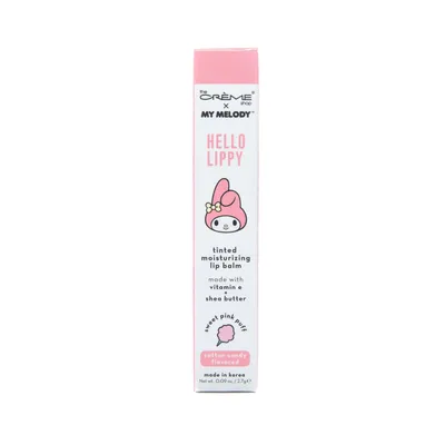 The Crème Shop My Melody Hello Lippy Tinted Moisturizing Lip Balm Cotton Candy Flavored