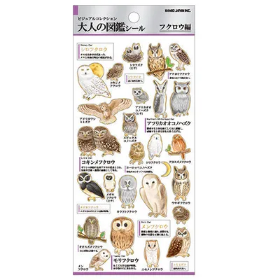 Kamio Picture Dictionary Stickers (Owl)