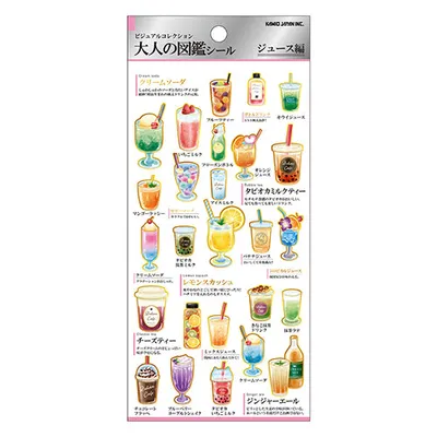 Kamio Picture Dictionary Stickers (Juice)