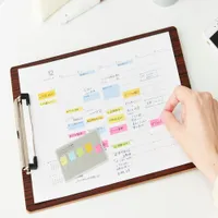 Kanmido Cocofusen Color Sticky Notes with Refillable Card Case