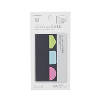 Kanmido Cocofusen Card Sticky Notes with Refillable Card Case