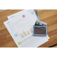 Kanmido Cocofusen Card Sticky Notes with Refillable Card Case