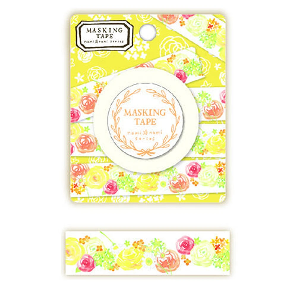 Clothes-Pin Nami Nam Masking Tape - Citrus Rose