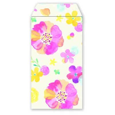Clothes-Pin Nami Nami Japanese Tip Envelopes - Flower