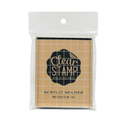 Kodomo No Kao Stamp Block Acrylic Holder for Clear Stamps - 8X10Cm