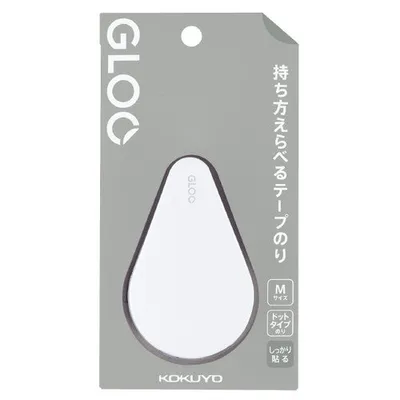 Kokuyo Gloo Glue Tape M - White Gray