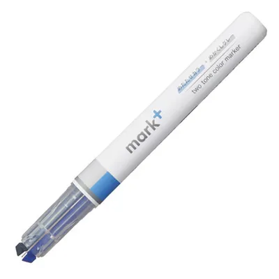 Kokuyo mark+ Two Tone Color Marker / Highlighter (Two Colors) - Grey