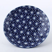 Hemp Leaves Porcelain Plate d.16.2cm