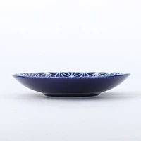 Hemp Leaves Porcelain Plate d.16.2cm