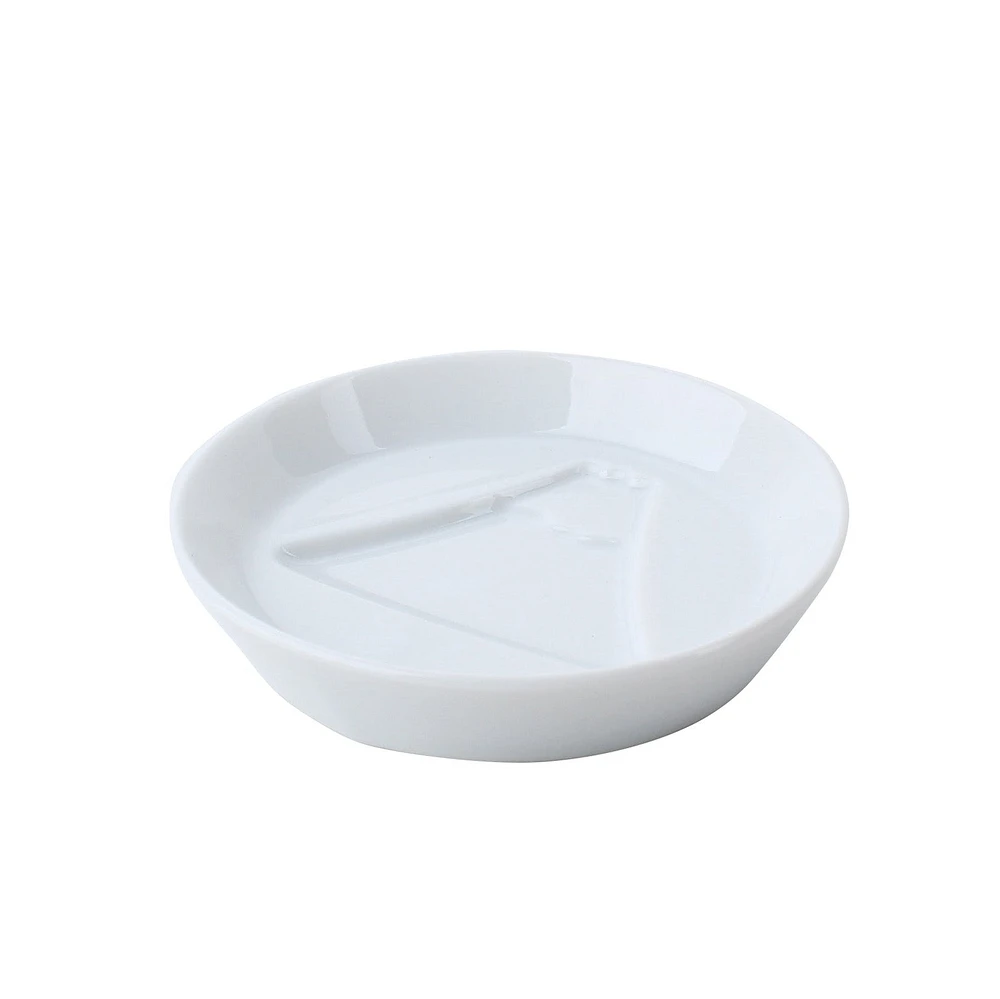 Mt. Fuji Mini Porcelain Soy Sauce Plate d.8.1cm