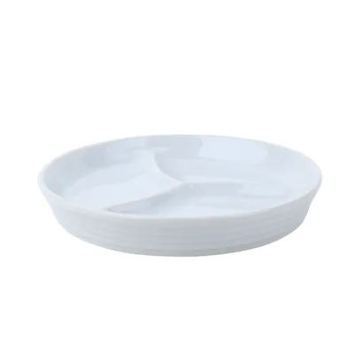 Sectional Porcelain Plate L d.14cm